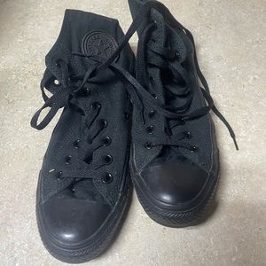 All Black converse